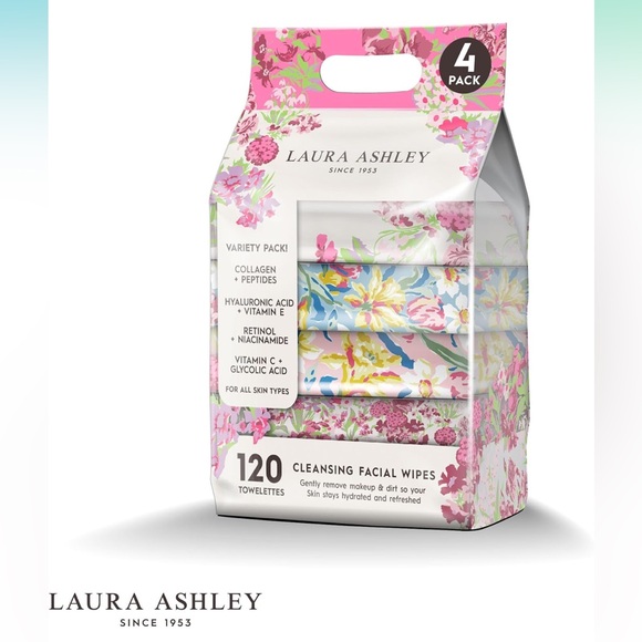 Laura Ashley Other - Laura Ashley Floral Cleansing Wipes 120 count
